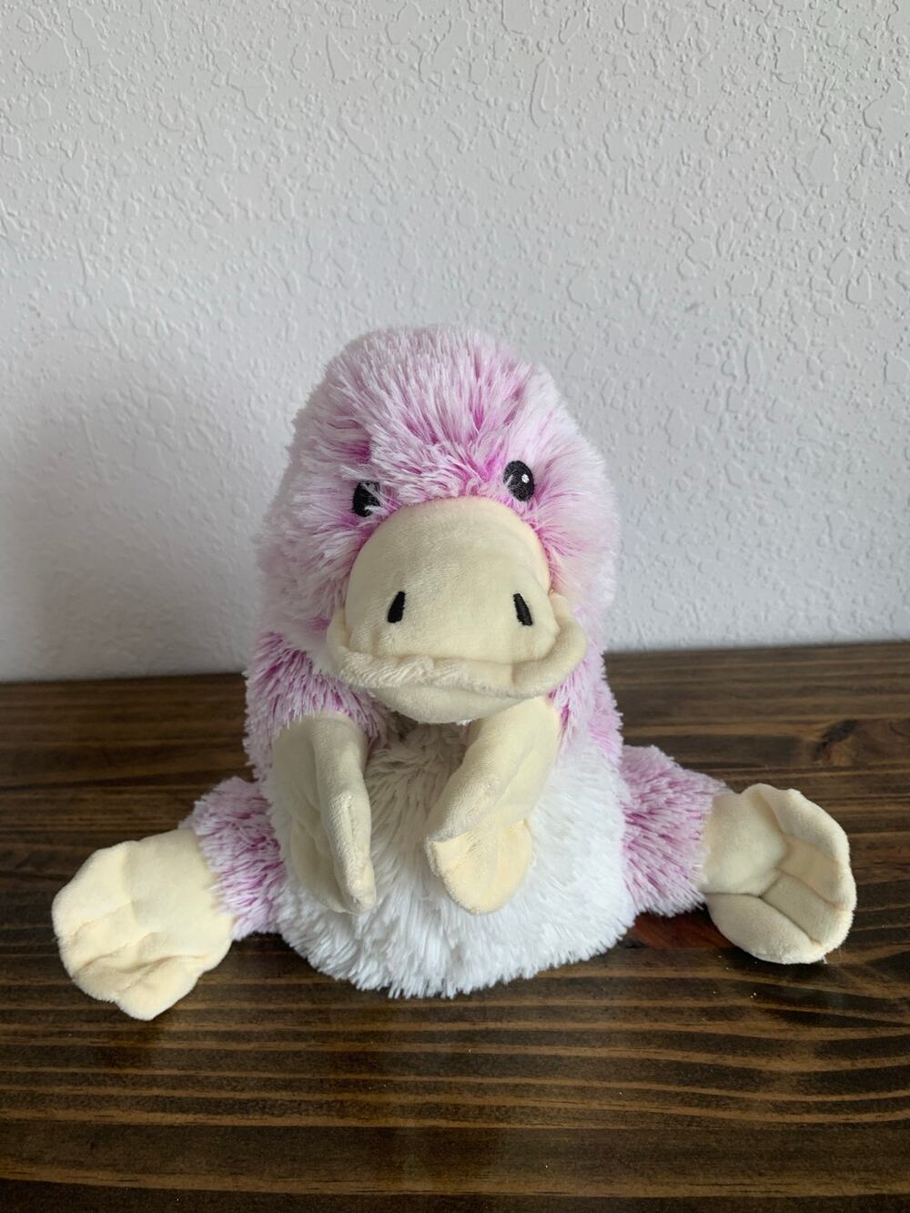 Warmies Microwavable Freezable Lavender Scented Stuffed Animal Purple Platypus